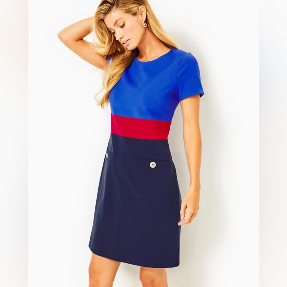 NWT Lily Pulitzer Emmerson Shift Dress Womens 8